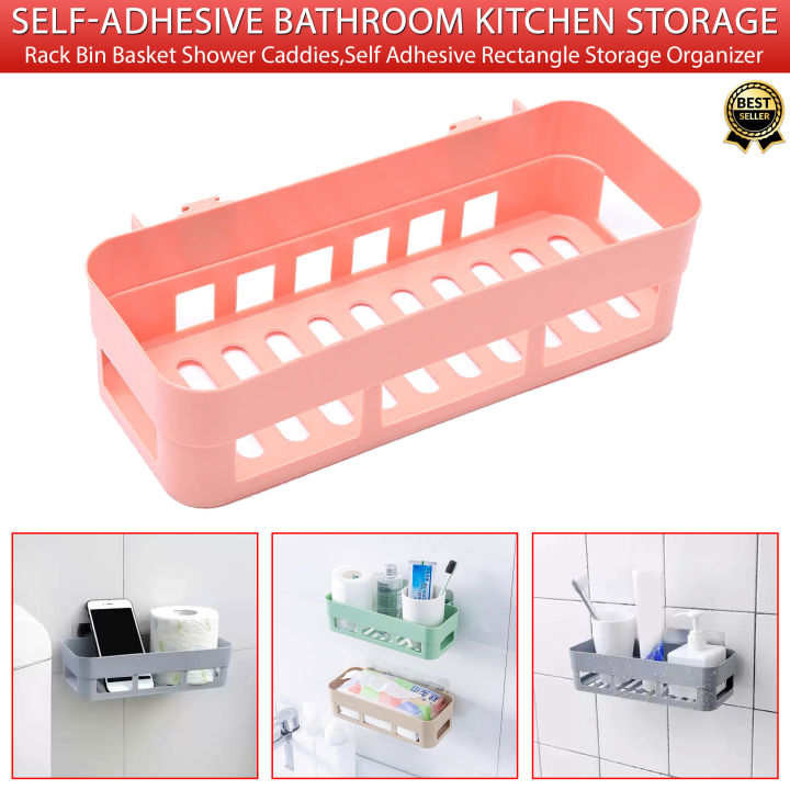 Multipurpose Kitchen Bathroom Shelf Wall Holder Storage Rack