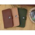 Slim long PU leather wallet for men boy with zip - cardholder gents wallet. 