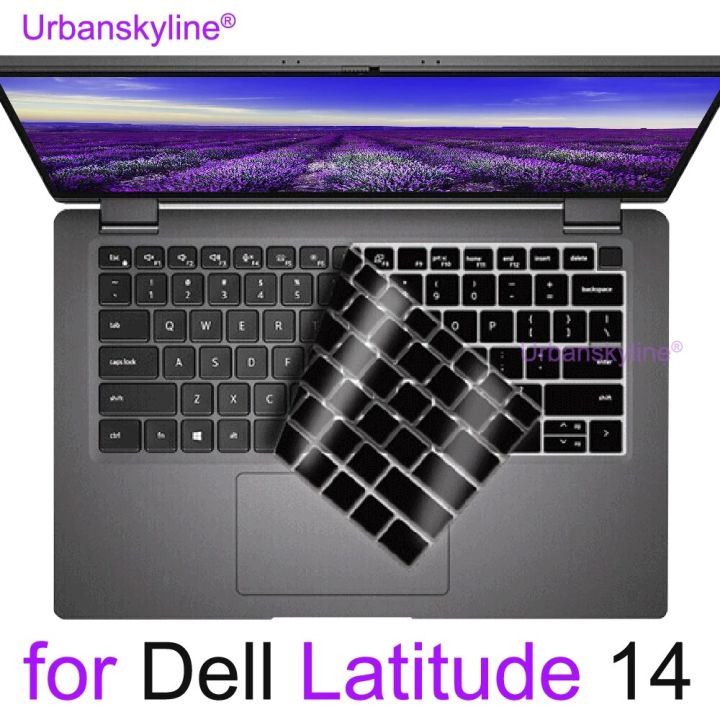 Keyboard Cover for Dell Latitude 7400 7404 7410 7414 7420 7424 7430 7480 7490 9420 9410 2 in 1 14 Protector Skin Case Silicone