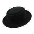 Fedoras Hats Men's Vintage Felt Wide Brim Bucket Hats Man Fedora Hats. 
