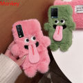 Tong funny tongue outside Y20I 5S Y7617S Y1Y33S Y1 V20 V25E 29 V27VIVO VV23 V235 Y36 Y78 YY16 Y21 Y31 plush soft cover card case. 