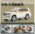 DieCast Toyota Land Cruiser SUV Models Cars Pull Back With Light Sound Multicolor. 