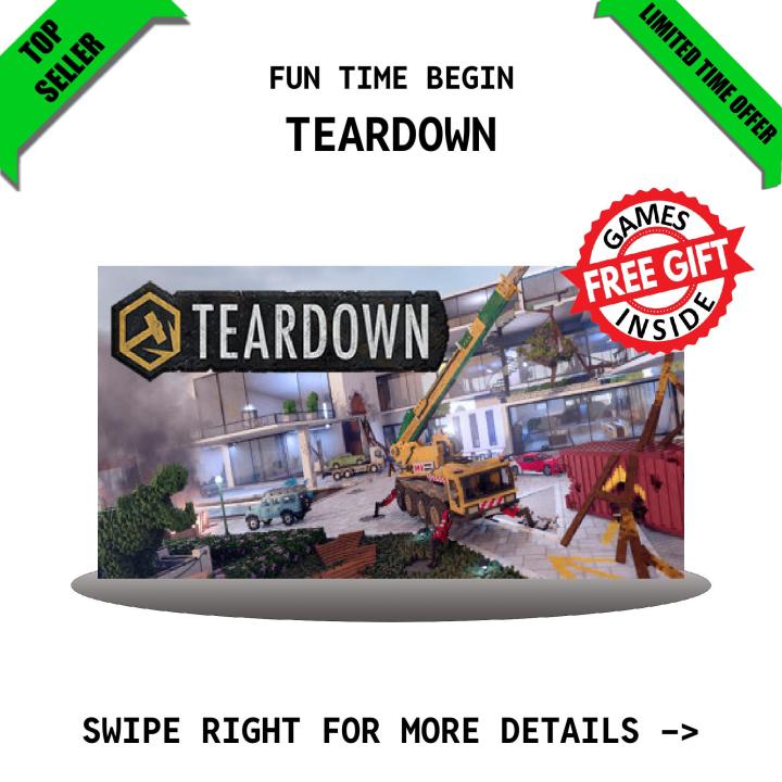 TEARDOWN - Game for PC - with installation guide - GoogleDrive/MediaFire - QR Codes - PC Games