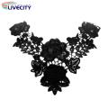 Unique Clothing Embellishments Beautiful Embroidered Lace Collar for Diy Sewing Perfect for Wedding Dress Shirts High Quality Applique Neckline Trim Buyers' Favorite. 