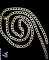 Chain Belt For Girls | Golden Thick Loops Chain With Durable Lock And Extension. 