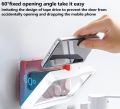 Bathroom Toilet Mobile Phone Holder Box Wall Mounted Soap Bracket 6.8 Inch Phone Storage Case Waterproof Shower Watching Holder Rain Proof Mobile Case Cell Phone Protect Box for Bath Room Magic Box. 