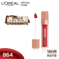 L'Oreal Paris - LOreal Infallible Les Chocolats Liquid Lipstick 864 Tasty Ruby. 