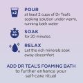 Dr Teal's Pure Epsom Salt Soak, Sleep Blend with Melatonin, Lavender & Chamomile Essential Oils, 3 lbs (Pack of 4) (Packaging May Vary). 