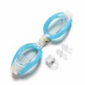 New 3 in 1  Men Women Waterproof Anti-fog Swimming Goggles Set Wide Protection UV Sight Adjustable Lenses with Nose Clip Ear Plug. 