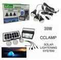 Multifunctional LED lantern Power Bank 6000mAh and Solar Panel CL-01 with 3 light bulbs 4W. 