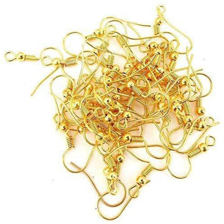 Silver Earring Hooks Base for Jewelry Making 50/Pcs SILVER