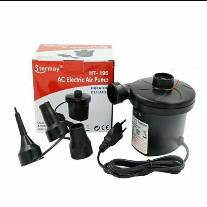 Stermay AC Electric Vacuum Air Pump for All Inflatable Product Inflate ...