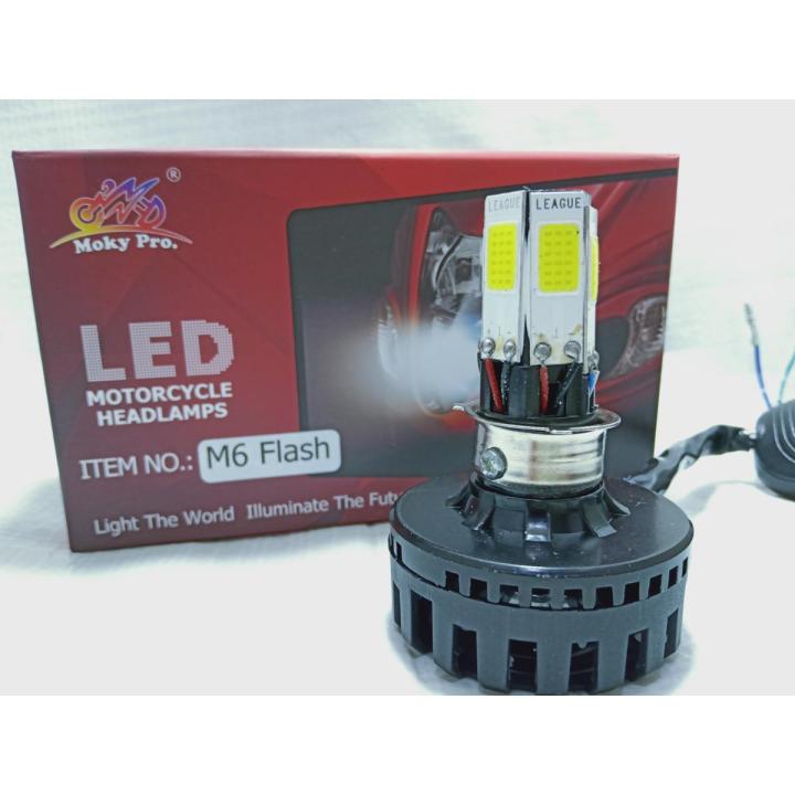 LED LAMP M6 FLASH WHITE LIGHT UNIVERAL FOR ALL MOTORBIKES