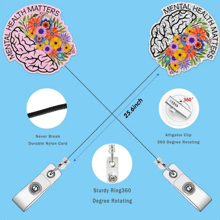 Rotatable%20Badge%20Holder%20360&Deg;%20Rotating%205cm%20X%203cm%20Clip%20Retractable%20Reel%20Glitter%20Acrylic%20Badge%20Clip%20for%20Nurse%20Doctor%20Student%20-%20Image%204