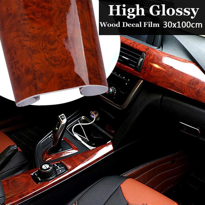 Roll Maroon High Glossy Film Car Sticker Decal Wrap 30*100cm Self-Adhesive