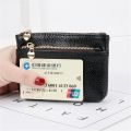 Fashion Pu Leather Coin Purse Women Mini Slim Purses Kids Coin Pocket Wallets Business Card Holder Zipper Money Change Pouch. 