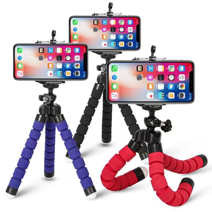 Mini Flexible Foam Tripod Octopus Stand for Cell Phone Camera