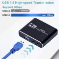4K 1080P HDMI Video Capture Card USB 2.0 Recorder Box Device for Live Streaming Video Recording. 