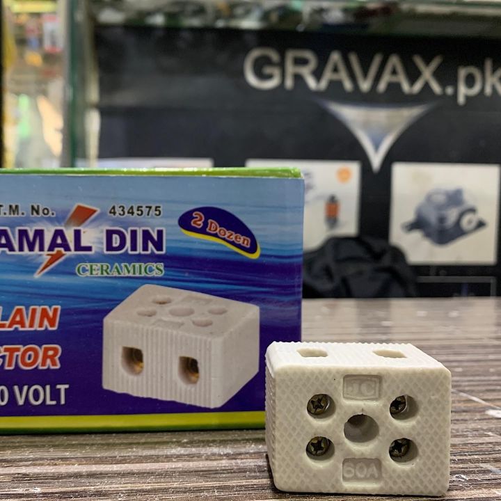 porcelain ceramic connector stip 60A 500v high temperature 