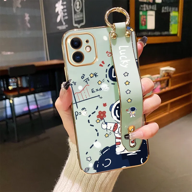 YIWESAN For iPhone 11 Pro Max Case With Wristband New Design Phone