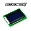LCD12864 graphic 128x64 LCD Display Module Blue Screen. 