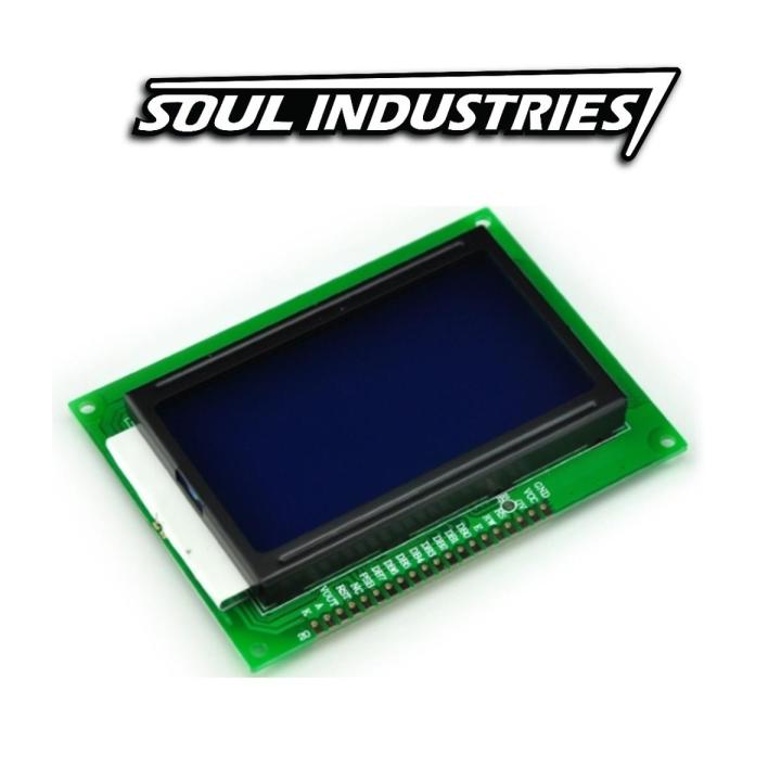 LCD12864 graphic 128x64 LCD Display Module Blue Screen