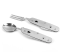 Stainless Steel Camping Folding Swiss Knife Outdoor Multitool Portable Pocket Fork Knife Spoon Box Cutter EDC Gadget Hand Tools. 