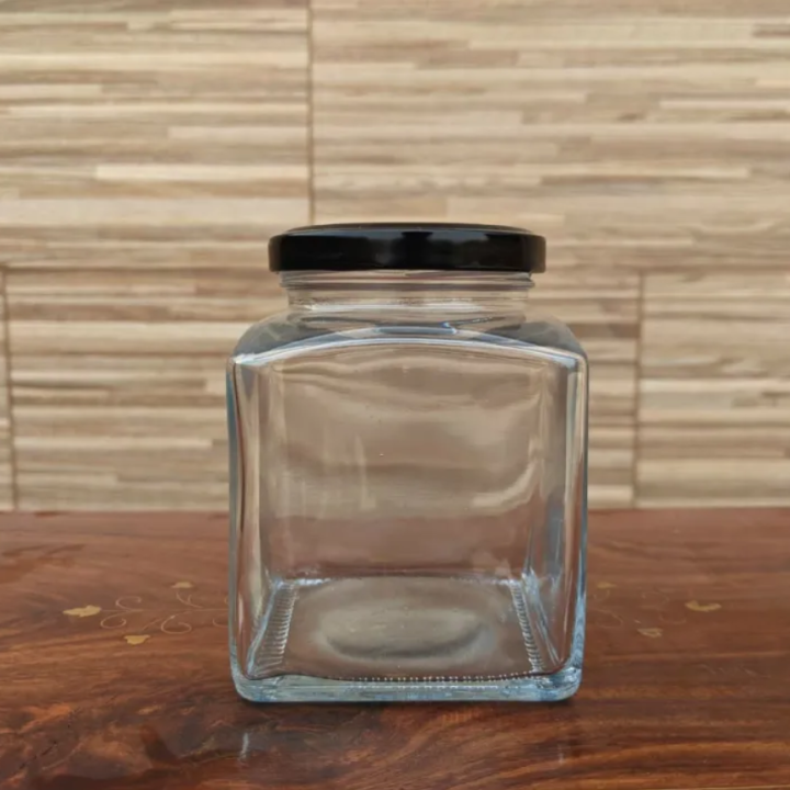 set-of-6-square-glass-jars-400ml-of-pure-heaven-airtight-food-storage