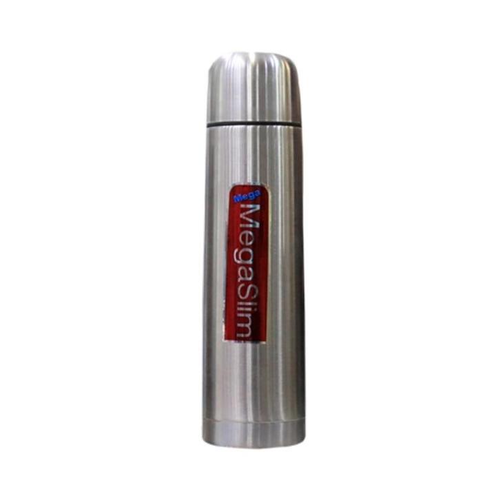 Mega Slim Stainless Steel Vacuum Flask-Silver