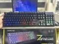 Defender GK-184 semi mechanical RGB  keyboard USB wired keyboard for pc & laptop with wirst pad 87 Keys full Rgb. 