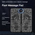 EMS Foot Massager Pad Reflexology Foot Acupoint Massage Muscle Stimulation Improve Blood Circulation Relief Pain USB Rechargeabl. 