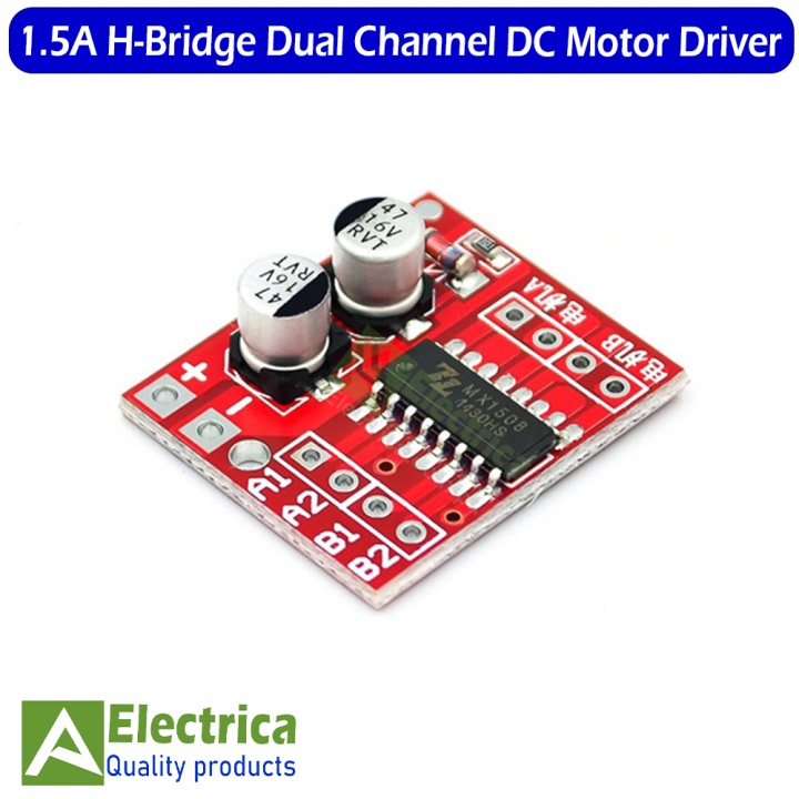 L298 New Dual H Bridge DC Stepper Motor Drive Controller Board Module L298N for Stepper Motor Smart Car Robot Plug-in Capacitor by Electrica