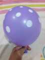 60Pcs 12 inch Purple Polka Dot Balloons 12 Inch Helium Round Party latex Balloons Kit for Birthday Party. 