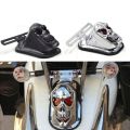 Motorcycle Brake Light Tail Light Skull Light for Prince Black. 