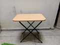 Dining table study table table for dining room laptop table made of wooden marble texture elegant table. 