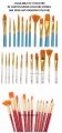 12pcs Multi shapes Artist Paint Brush Set Watercolour Acrylic Nylon Hair Oil Painting Supply. 