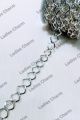 Stylish Chain Metal Square - 3 Yards Elegant Link Chains for Crafting – Silver and Gun Black Elegant Chain Links for DIY Jewelry, and Accessories Purse Clutches Cross Body Bags Chain. 
