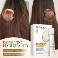 BIOAQUA RICE RAW PULP HAIR MASK ADDED RICE EXTRACT STRONG AND THOUGH HAIR REPAIR THE SPLIT AND DRY HAIR NOURISH ,SMOOTH,BRIGHTEN  NET10GX20PCS. 