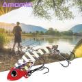 Amamia Fishing Bite Sharp Hook Mandarin Fish Metal VIB Lure. 