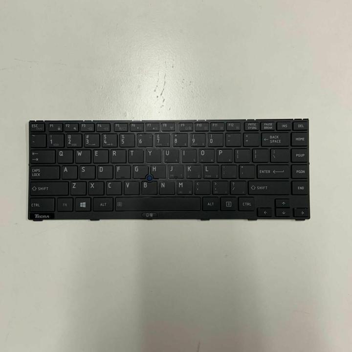 Laptop Notebook Keyboard Toshiba Satellite R800 Series P/N MP-12Q53US63561W –  Black