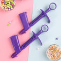 Candy Bead Application Tool Easy Precise Cake Decorating with Faux Pearl Applicator 4 Sizes Nozzle Included Food Grade Plastic Material Perfect for Desserts Plastic Faux Pearl Applicator. 