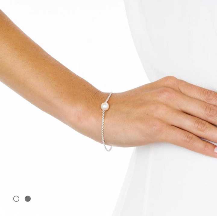 Single Pearl (Moti) Bracelet for Girls