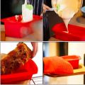 Silicone Bread Pan Non Stick Loaf Pan, Rectangular Silicone baking accessories Baking Molds 8.5 inches | KitchenCo. 