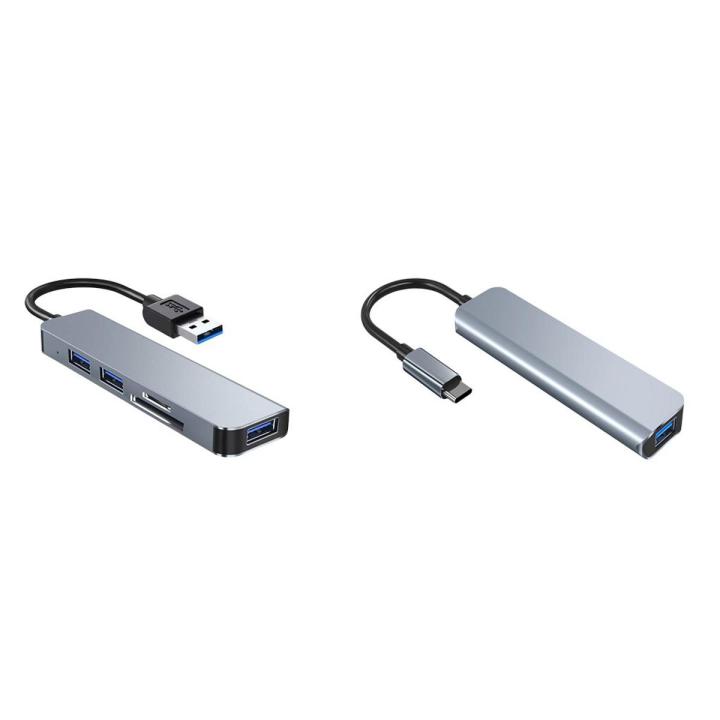 USB 3.0 Hub Docking Station Low Delay Splitter Computer Keyboard U-Disk Adapter Converter For Home Office Type-C