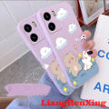Casing Vivo y15s Vivo y15a Vivo Y01 phone case back cover softcase liquid silicone protector smooth shockproof bumper cover new design cartoon rabbit aesthetic ytxx03. 