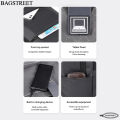 BAGSTREET 15.6 Laptop Backpack with USB Port, Water Proof, Shock Proof, Unisex Travelling Backpack - Black. 