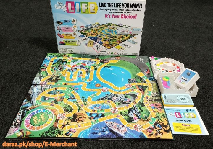 The Game of Life Board Game for Kids Teens and Adults Family Fun Party Outdoor Monopoly Board Game