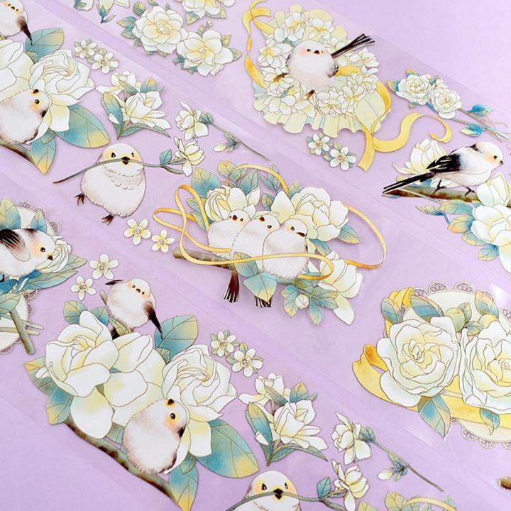 2 Meter Washi Roll Tape PET Transparent Decoration Crystal Ink Collage 2-meter-washi-roll-tape-pet-transparent-decoration-crystal-ink-collage