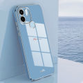 PlusCase for Xiaomi Redmi A2+ Plus 6D Plating Soft Case Lens Protector Square Frame Silicone Glossy Shockproof Phone Back Cover. 