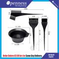 Hair dyeing kit - Pack of 8 Hair coloring set 3 brushes & comb 1 mixing bowl 2 hair clips and 2 pair of gloves for all type of hair color. 
